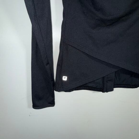 Fabletics Kimmy Mock Neck Jacket Women’s XS Black Zip Front Long Sleeve Active - Picture 11 of 14